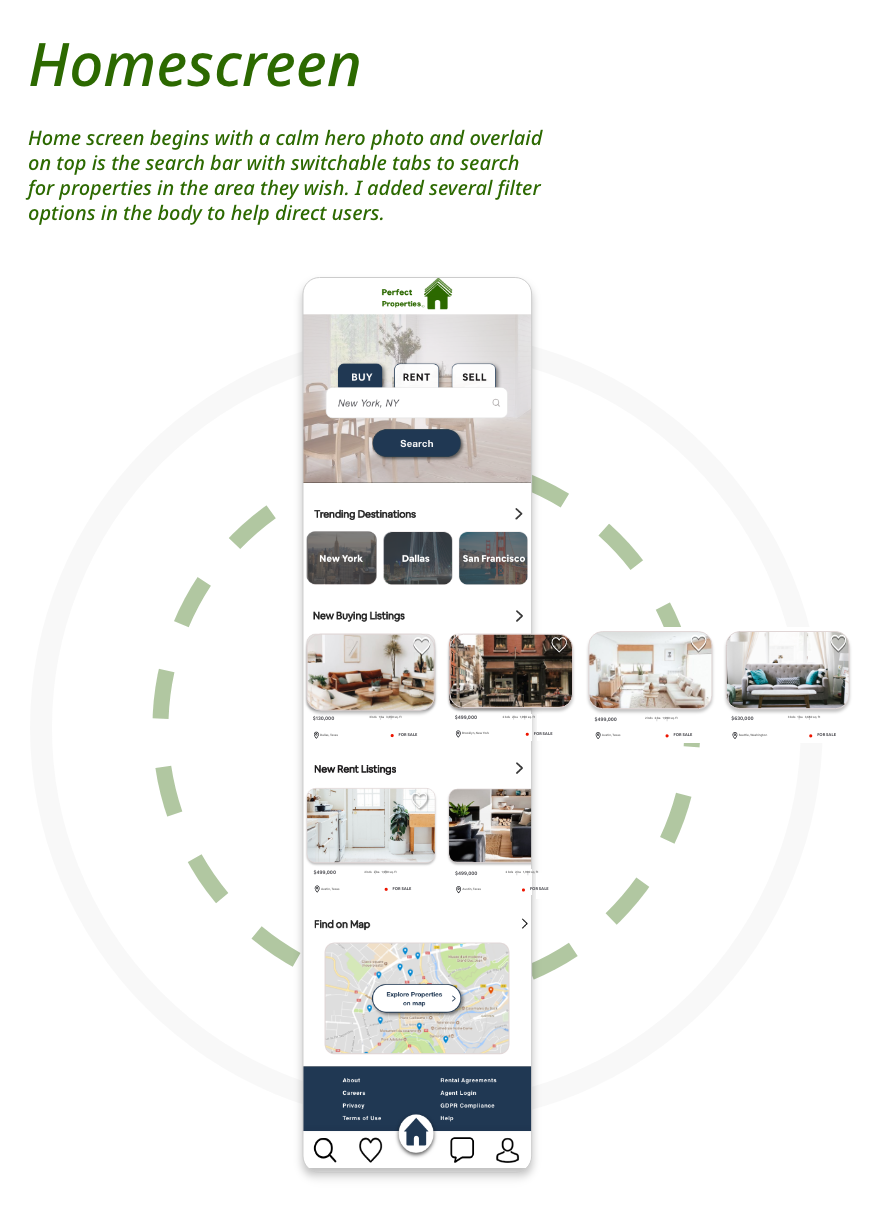 perfect properties homescreen